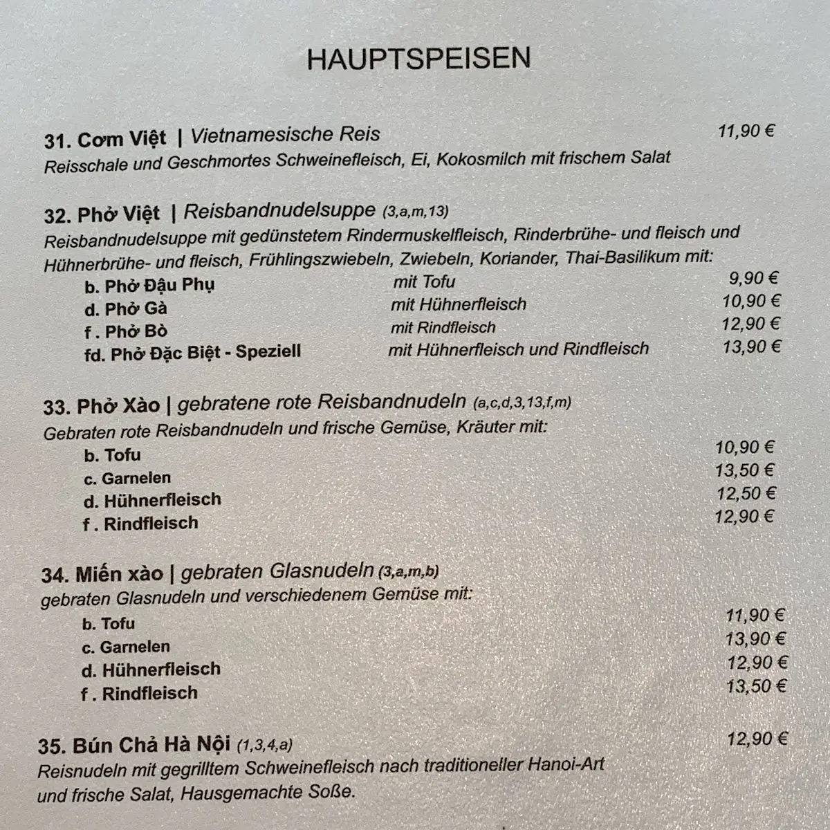 Speisekarte photo 5