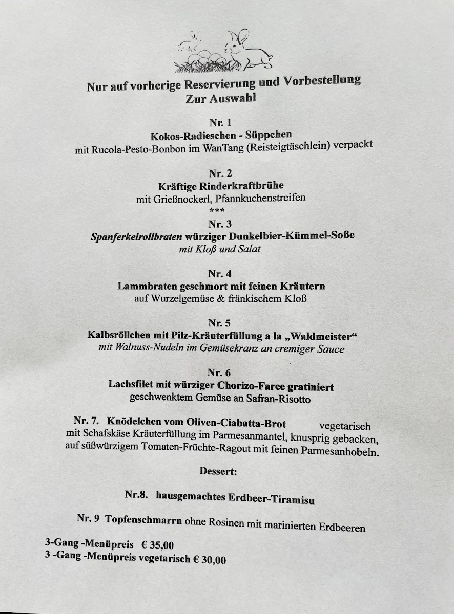 Speisekarte photo 1