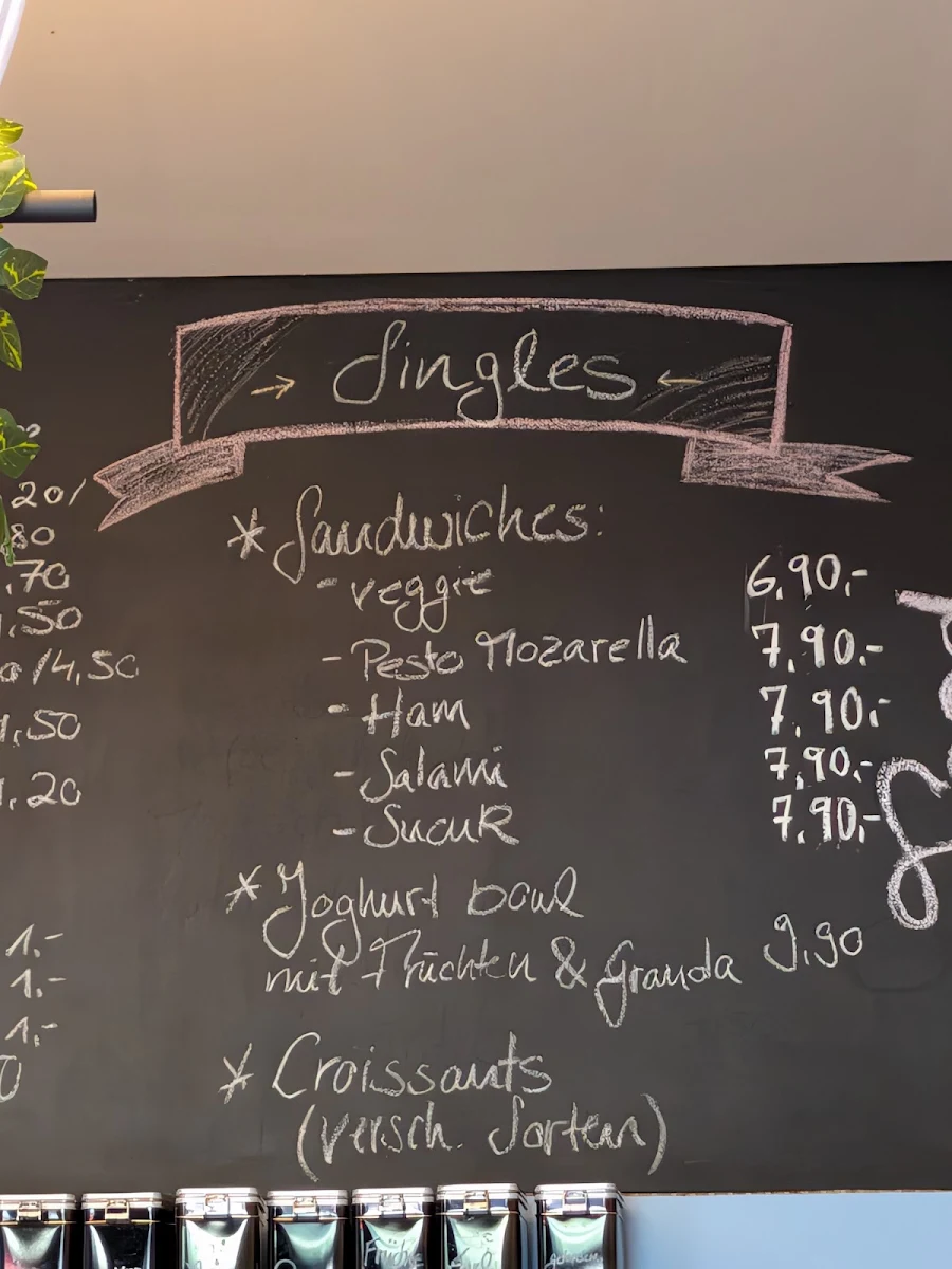 Speisekarte, The Coffee Club 29