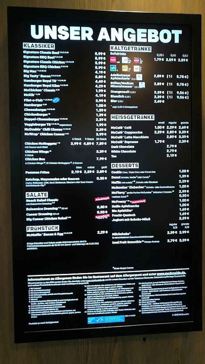 Speisekarte photo 1
