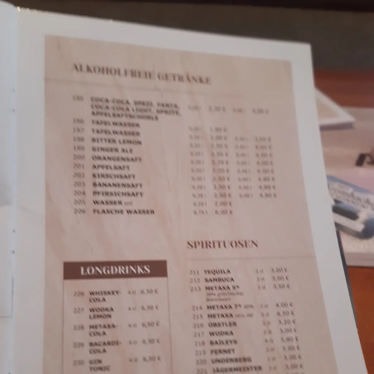 Speisekarte photo 3