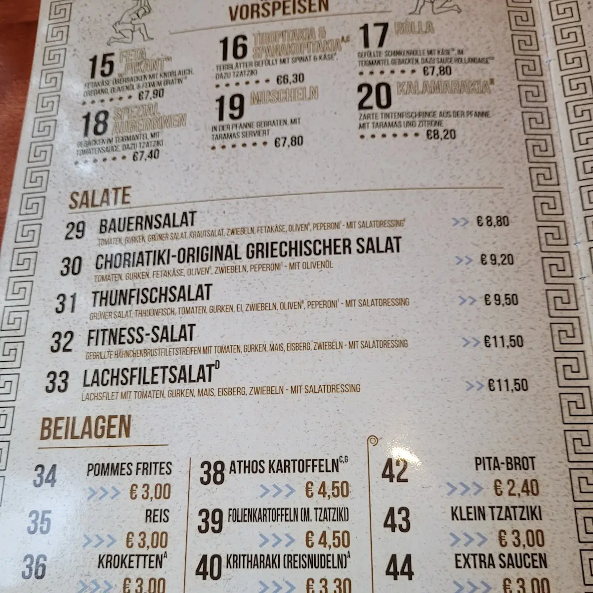Speisekarte photo 8