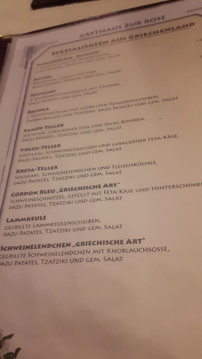 Speisekarte photo 2