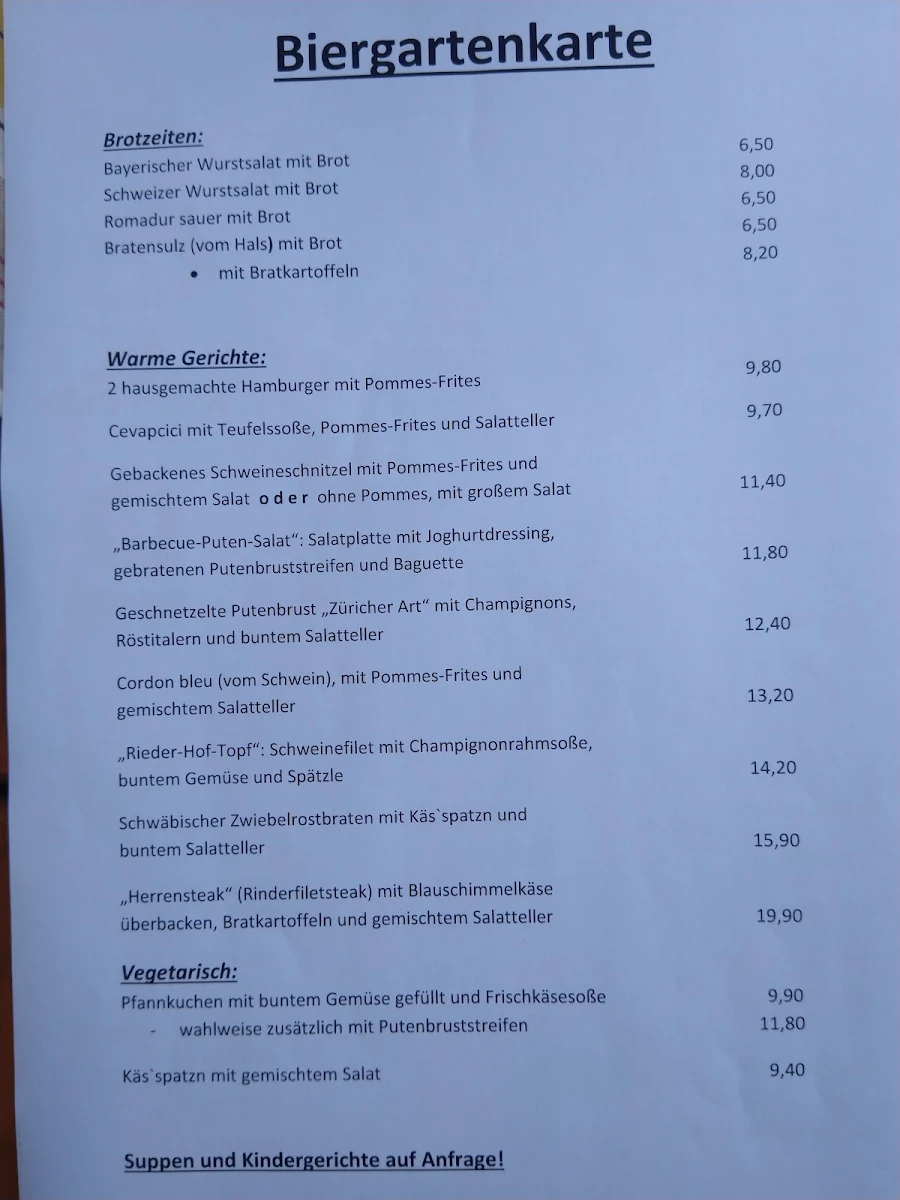 Speisekarte photo 2
