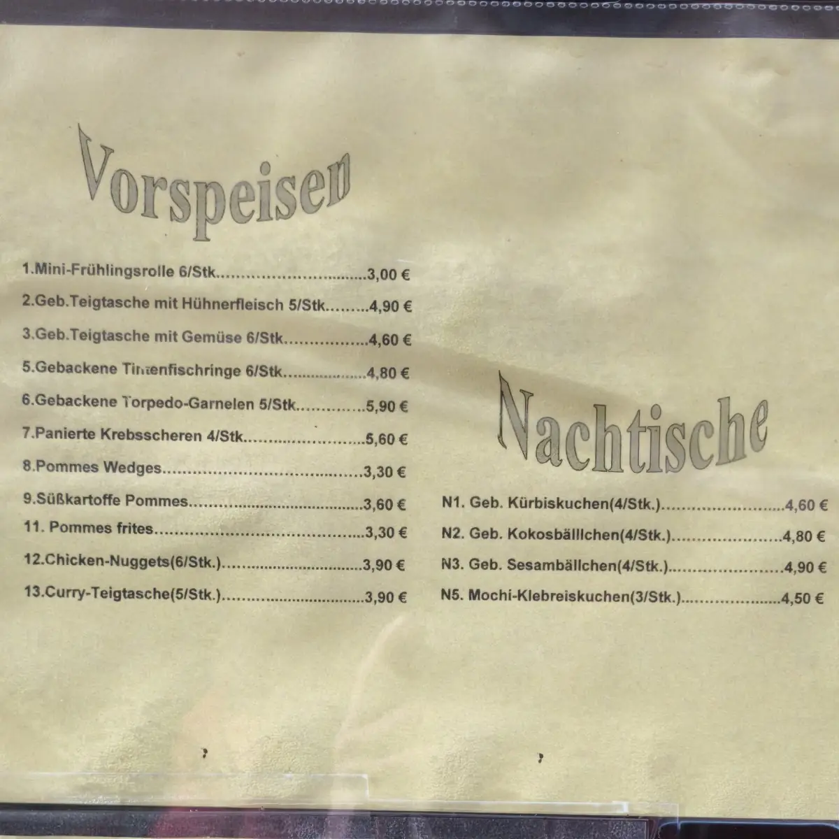 Speisekarte photo 4