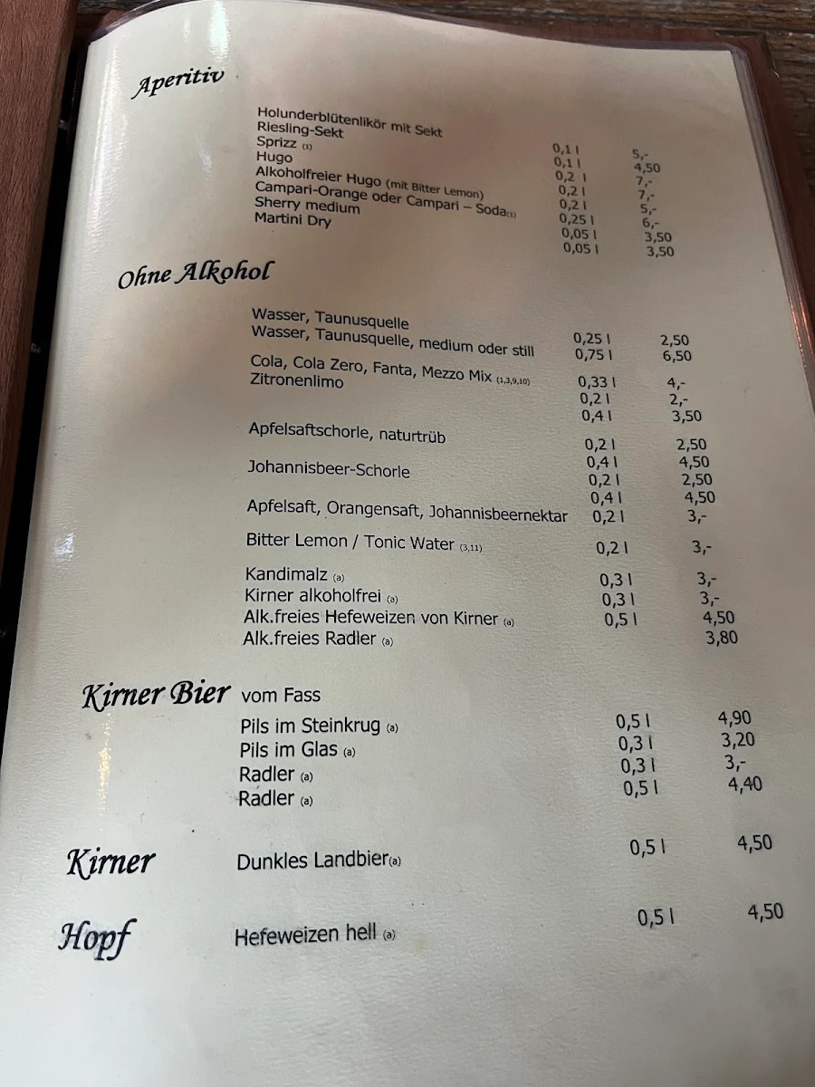 Speisekarte photo 2