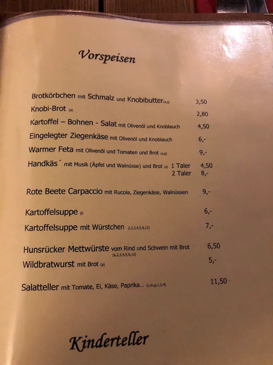 Speisekarte photo 6