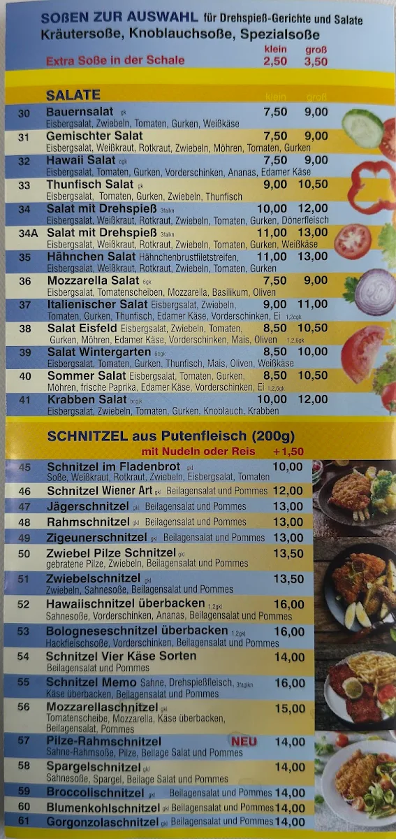 Speisekarte photo 2