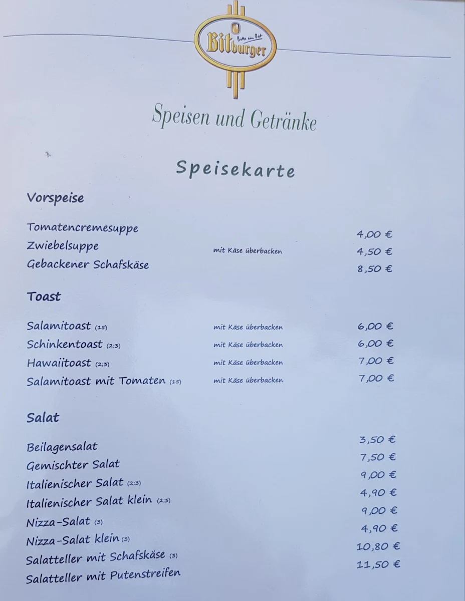 Speisekarte photo 1