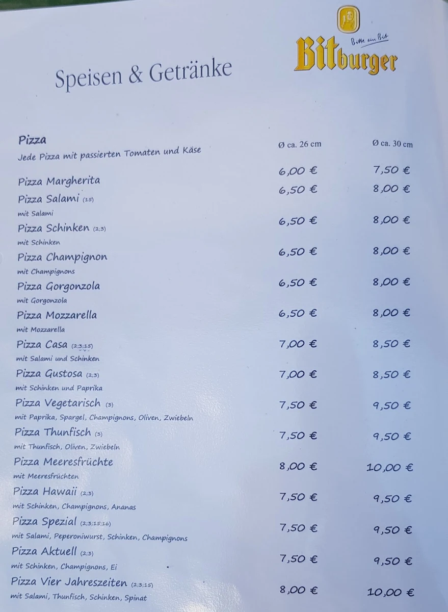 Speisekarte photo 2