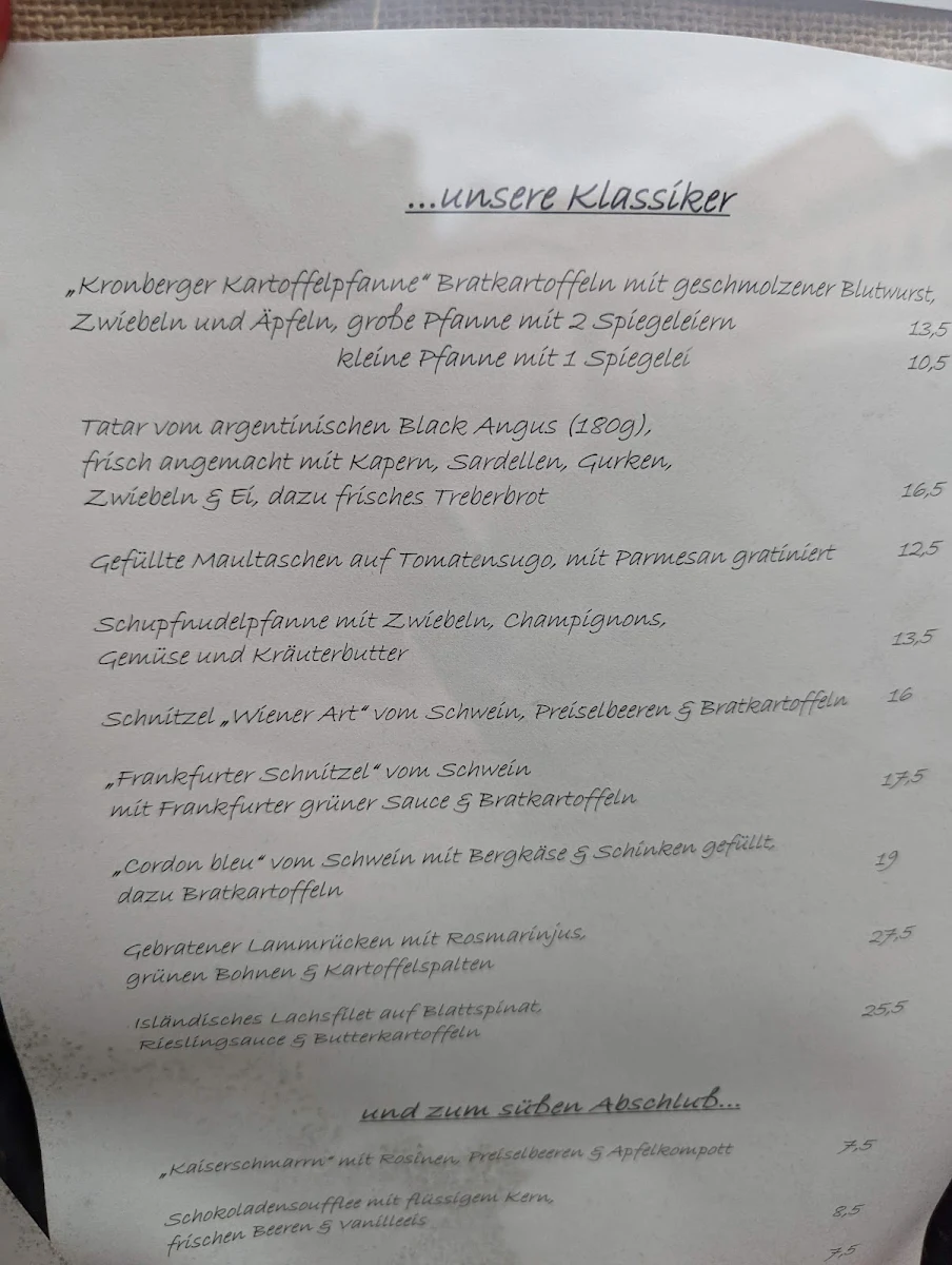 Speisekarte photo 1