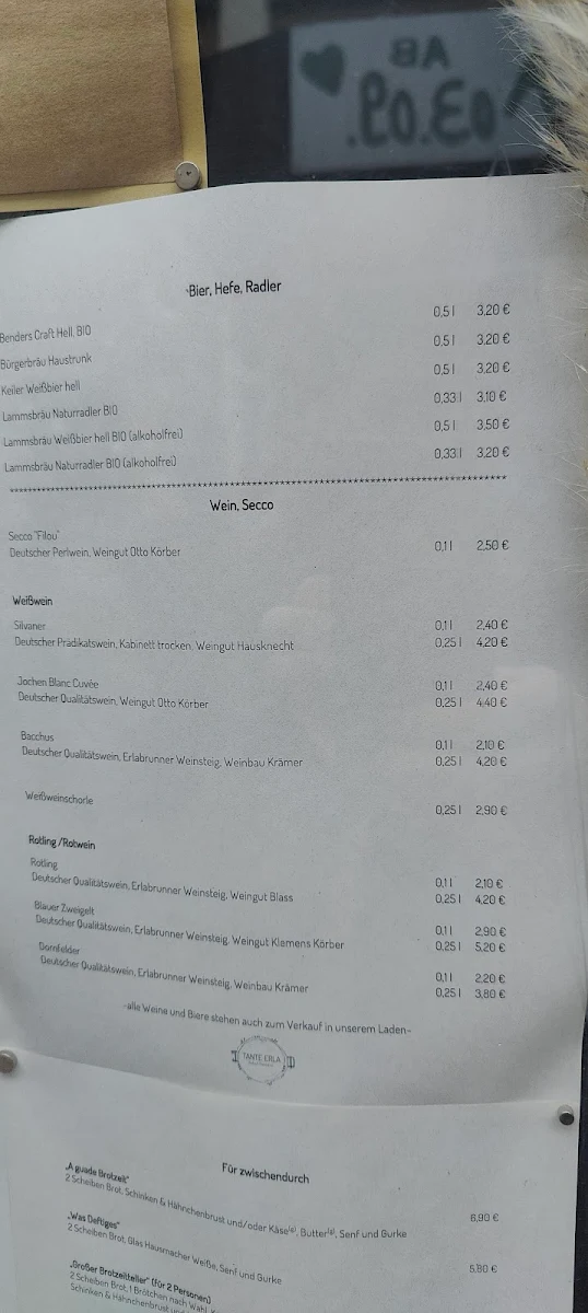 Speisekarte photo 3