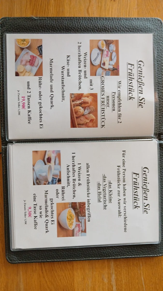 Speisekarte, Bäckerei Boos
