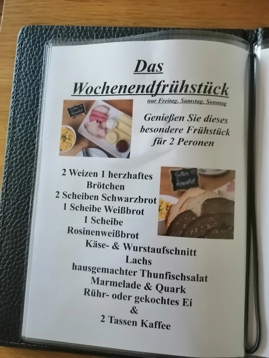 Speisekarte, Bäckerei Boos