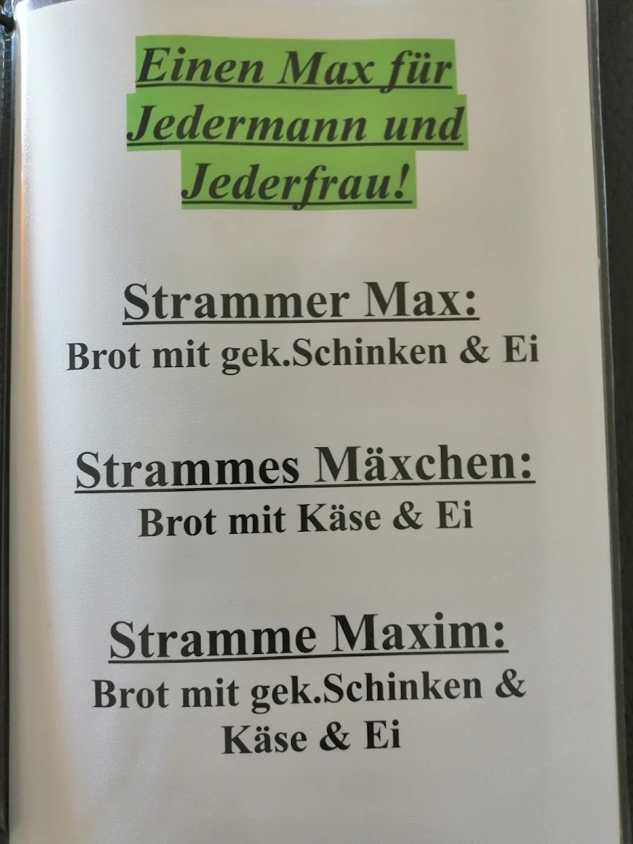 Speisekarte, Bäckerei Boos