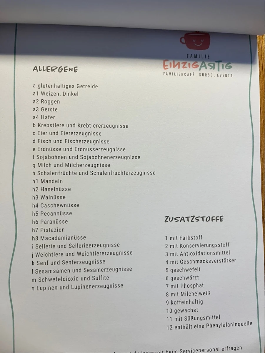 Speisekarte photo 3