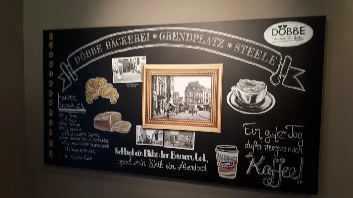 Speisekarte, Döbbe Bäckereien GmbH & Co. KG