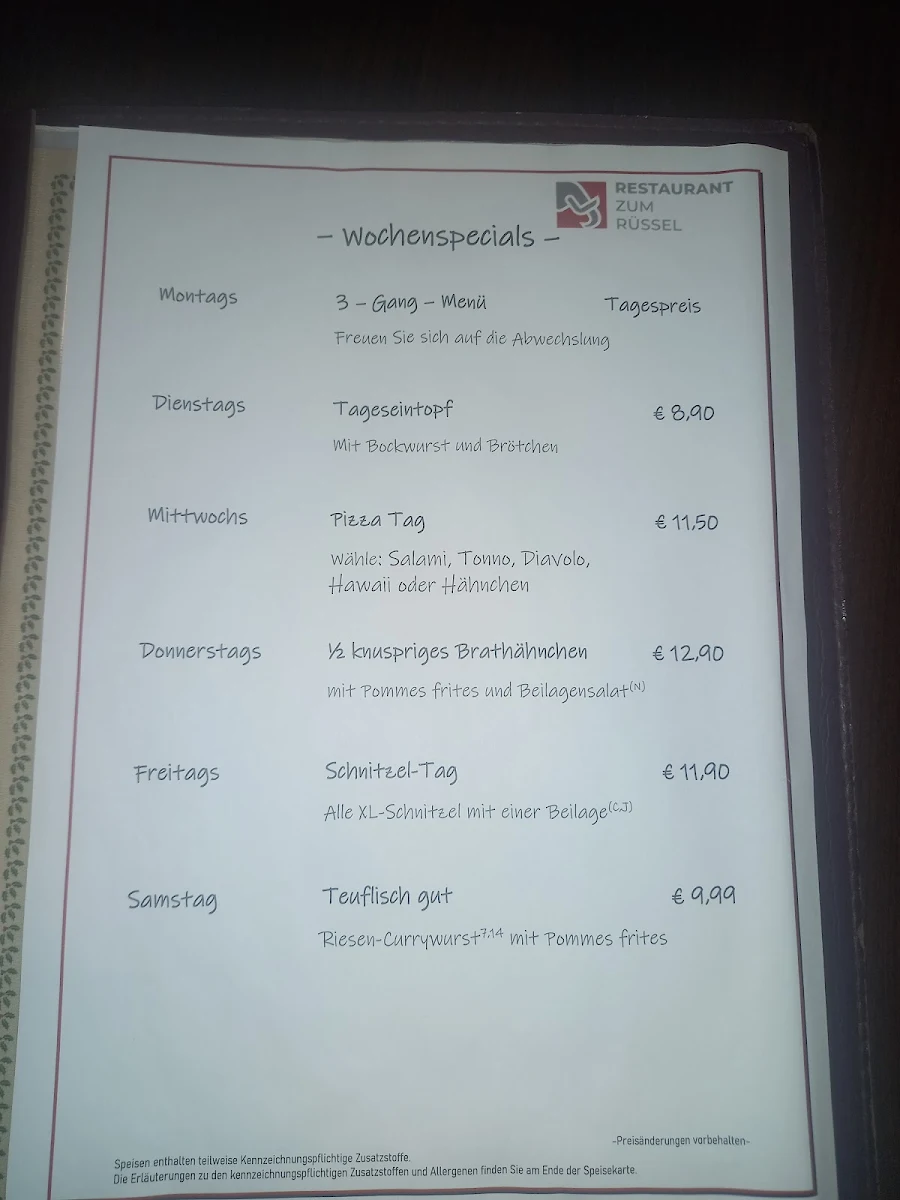 Speisekarte photo 10