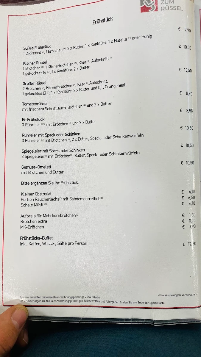 Speisekarte photo 5