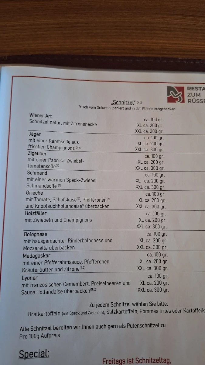 Speisekarte photo 9