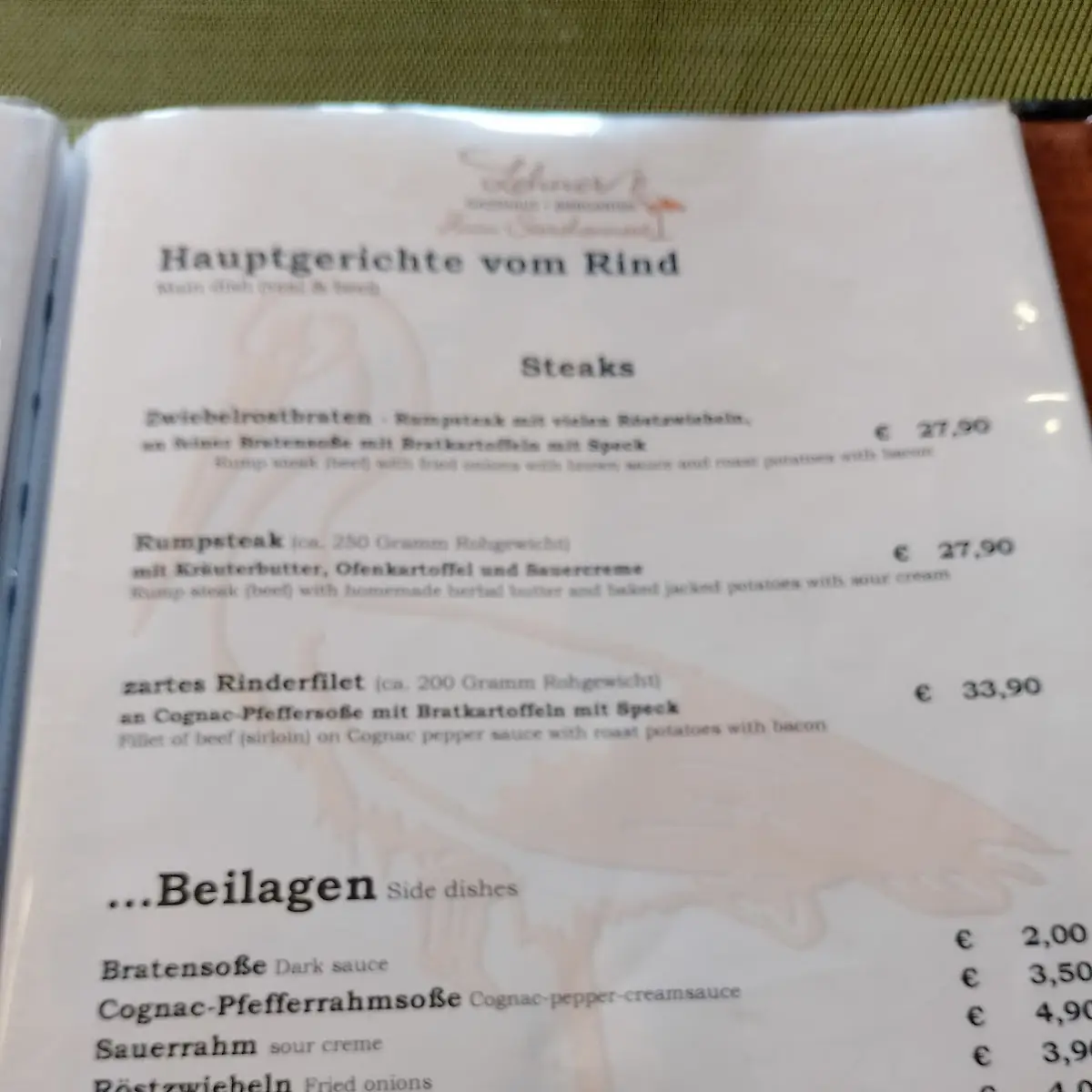 Speisekarte photo 7