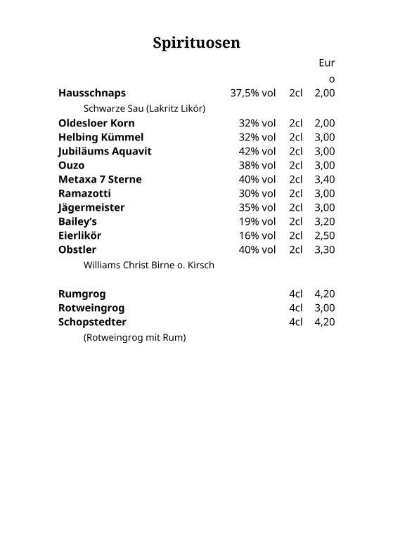Speisekarte photo 4