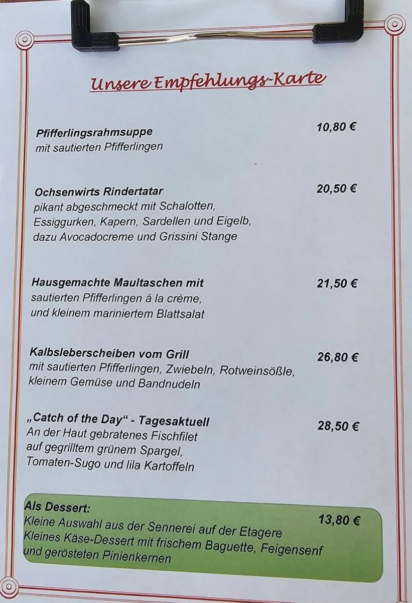 Speisekarte photo 2