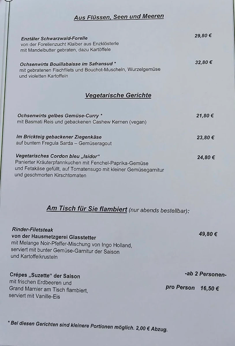 Speisekarte photo 3