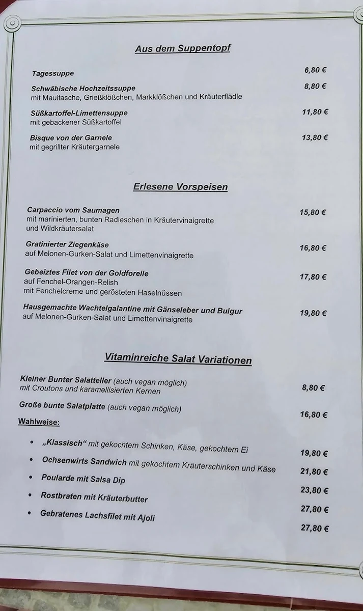 Speisekarte photo 4