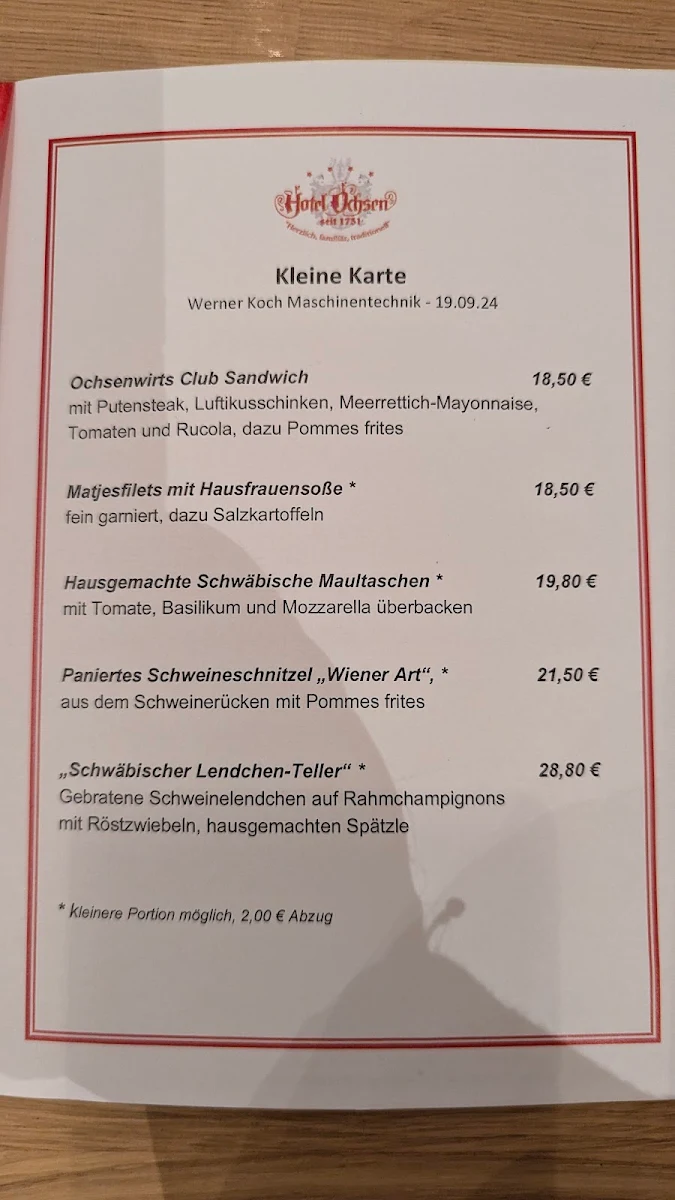 Speisekarte photo 9