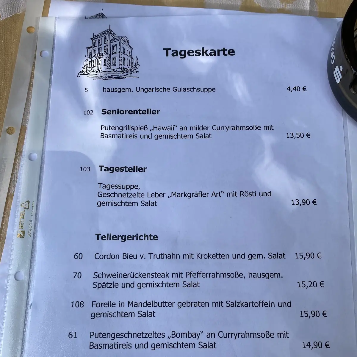 Speisekarte photo 3