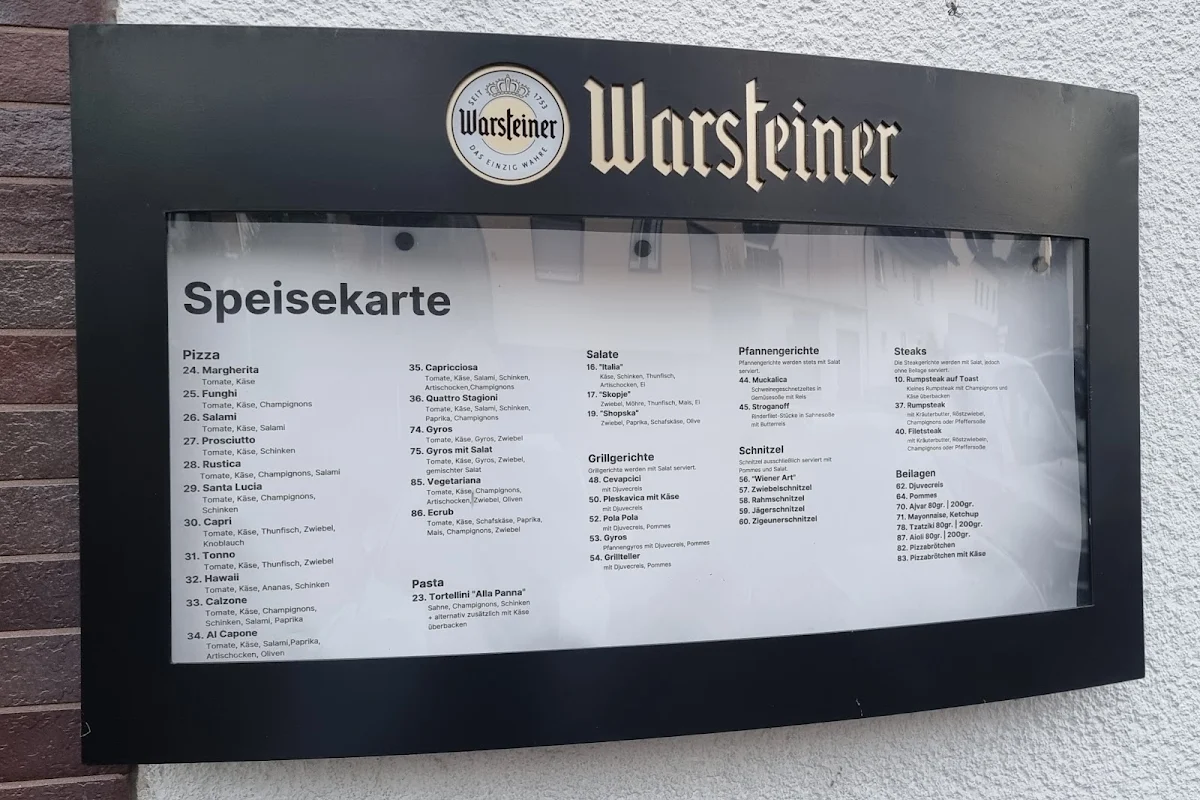 Speisekarte photo 1