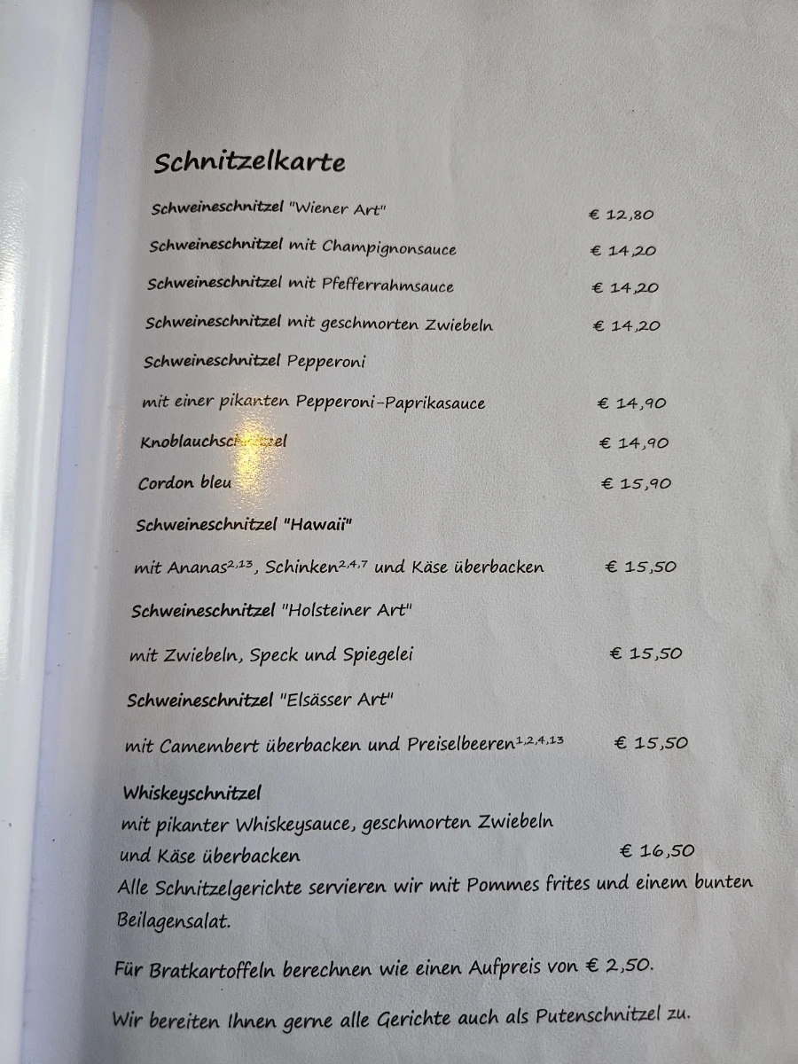 Speisekarte photo 1