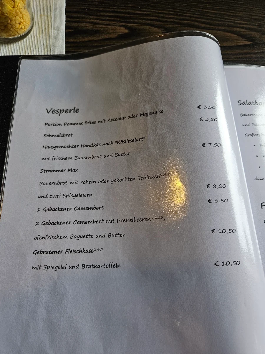 Speisekarte photo 3