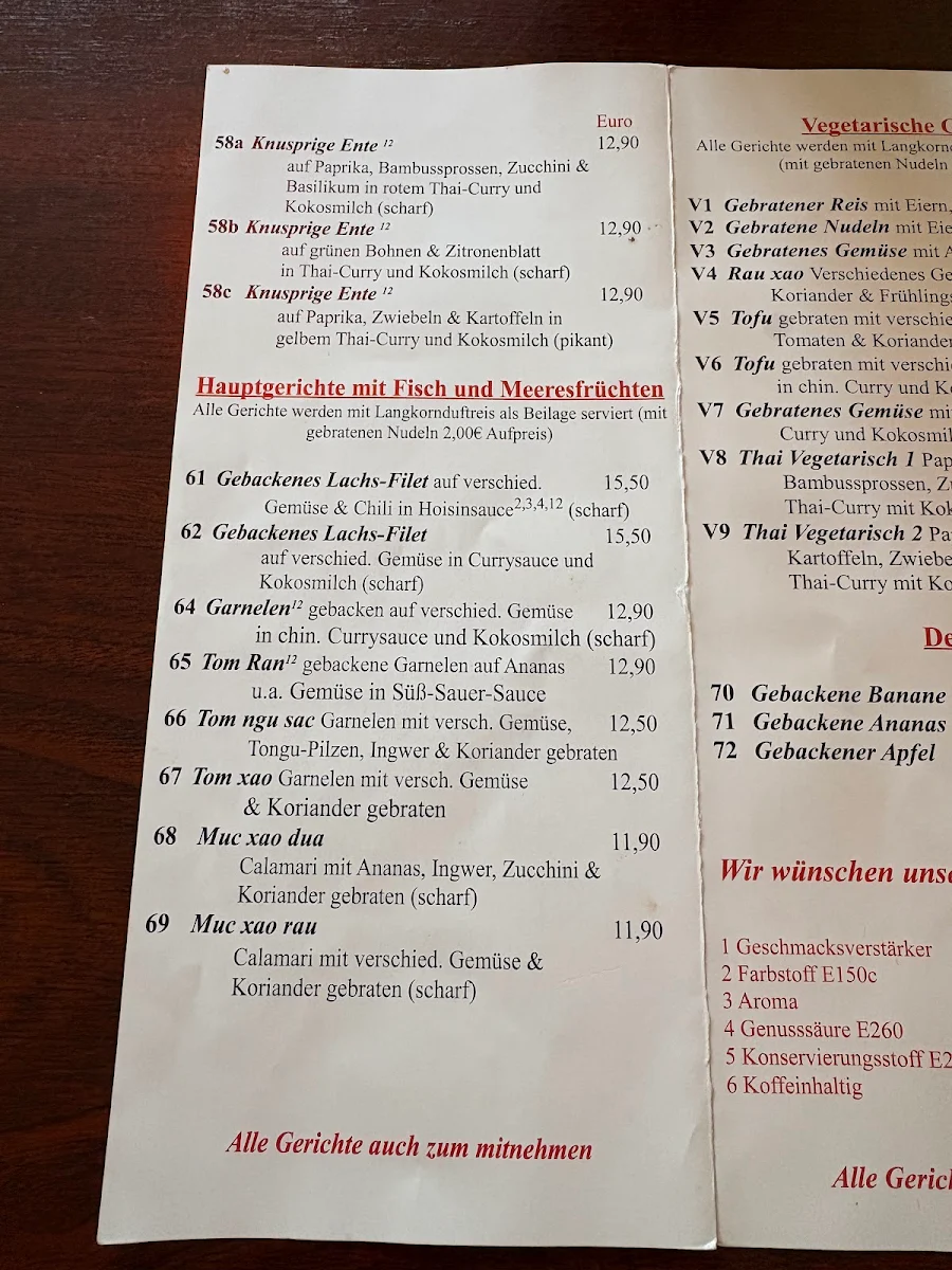 Speisekarte photo 2