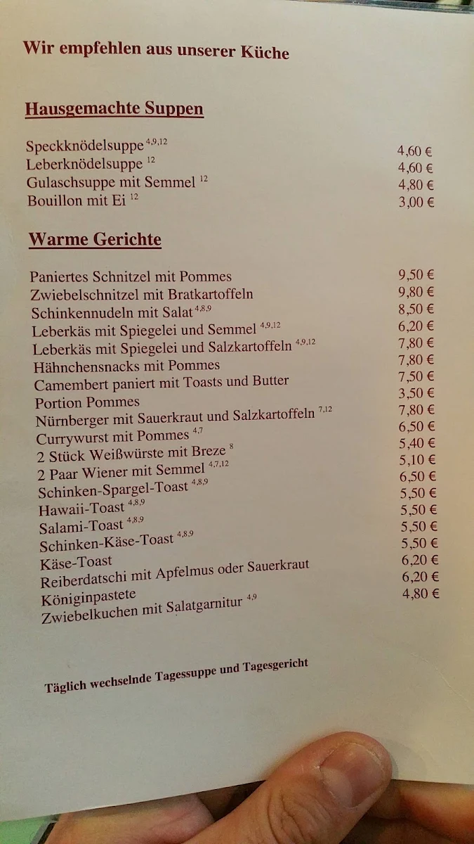 Speisekarte photo 2