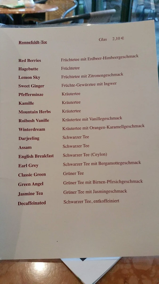 Speisekarte photo 5