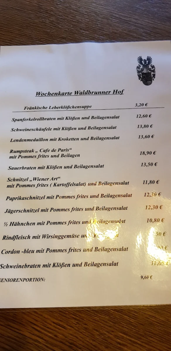 Speisekarte photo 1