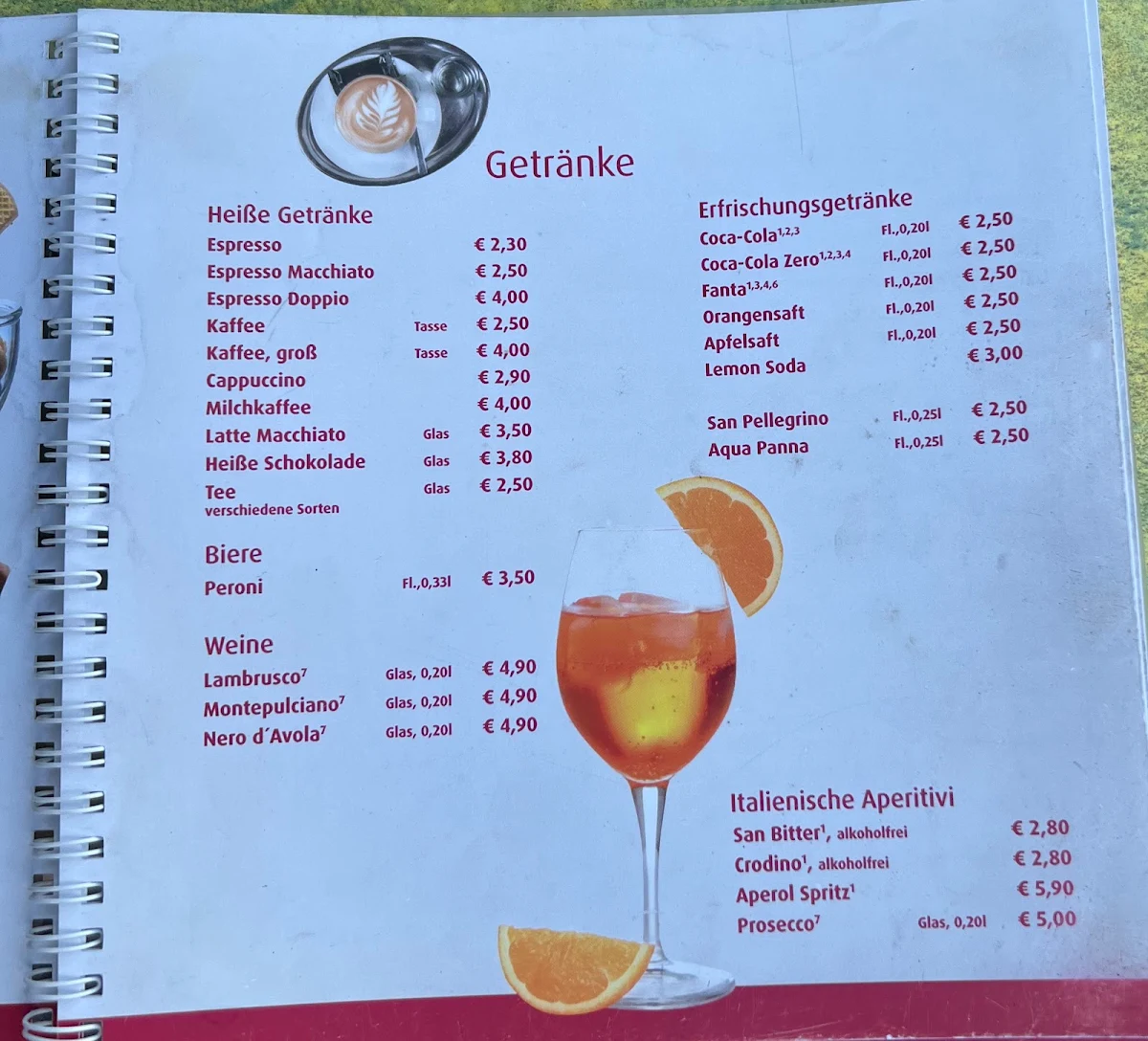Speisekarte photo 4