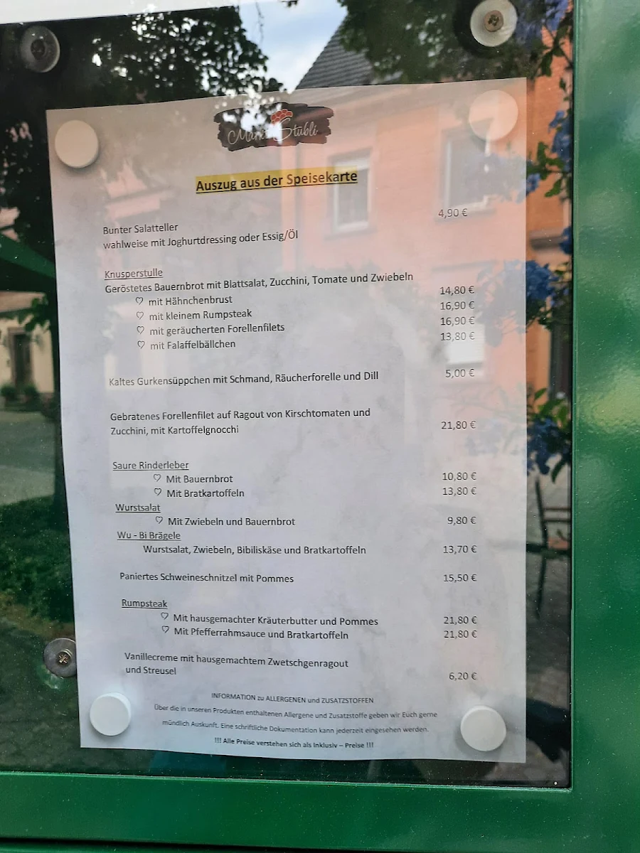 Speisekarte photo 1