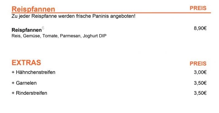 Speisekarte photo 6