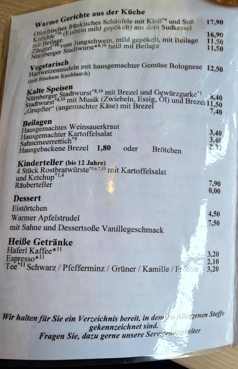 Speisekarte photo 2