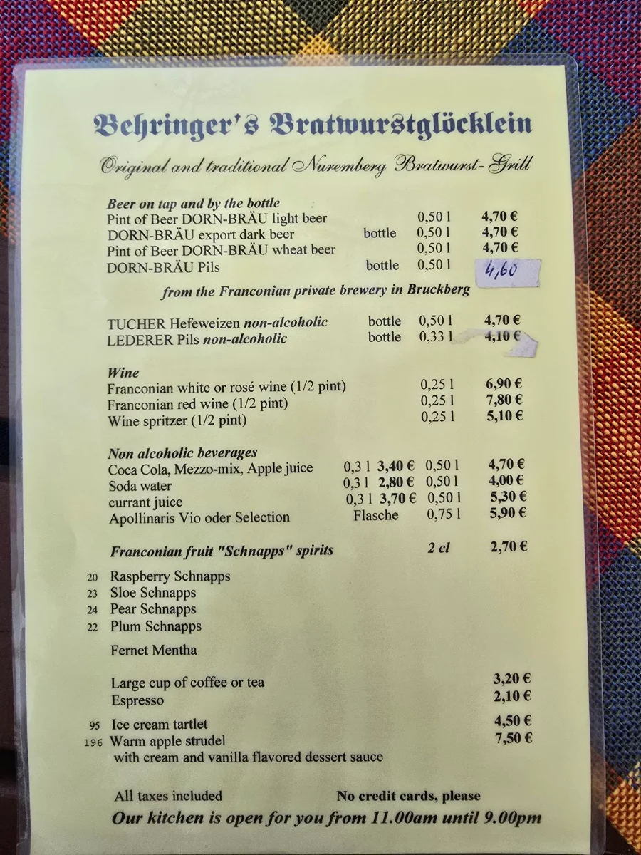 Speisekarte photo 4
