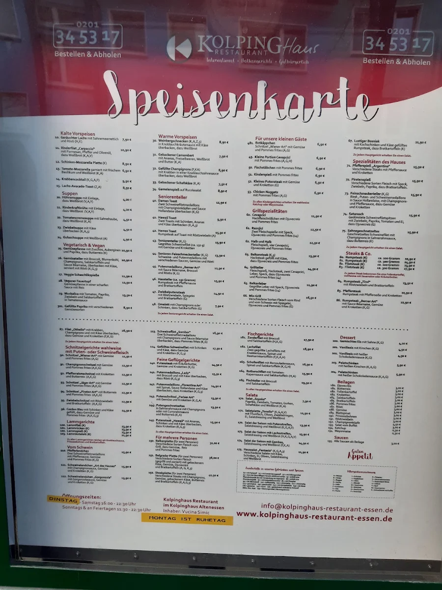 Speisekarte photo 3