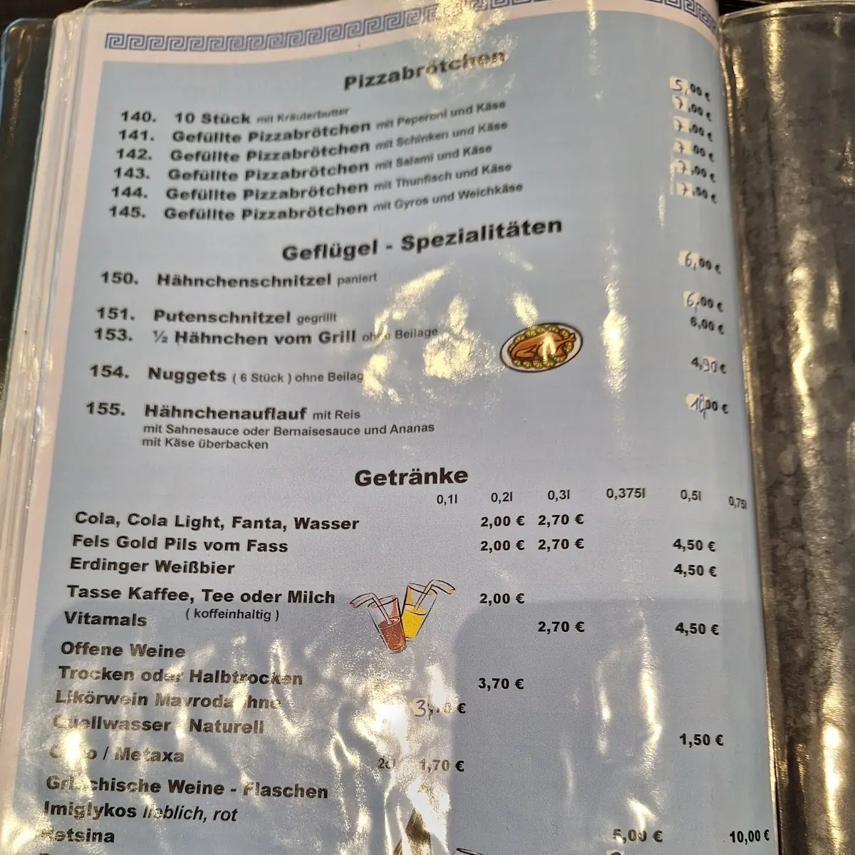 Speisekarte, Korfu Grill Alsdorf