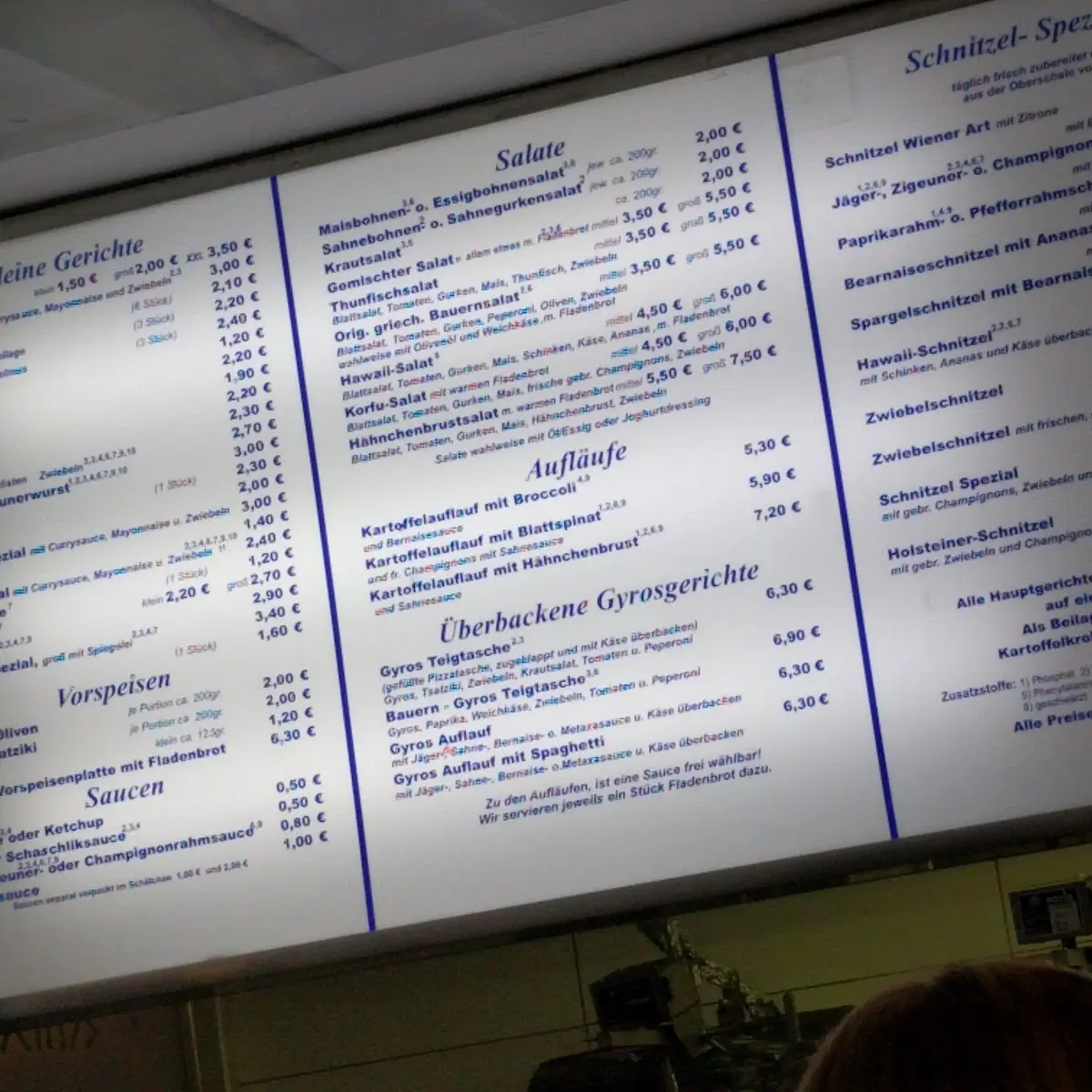 Speisekarte, Korfu Grill Alsdorf
