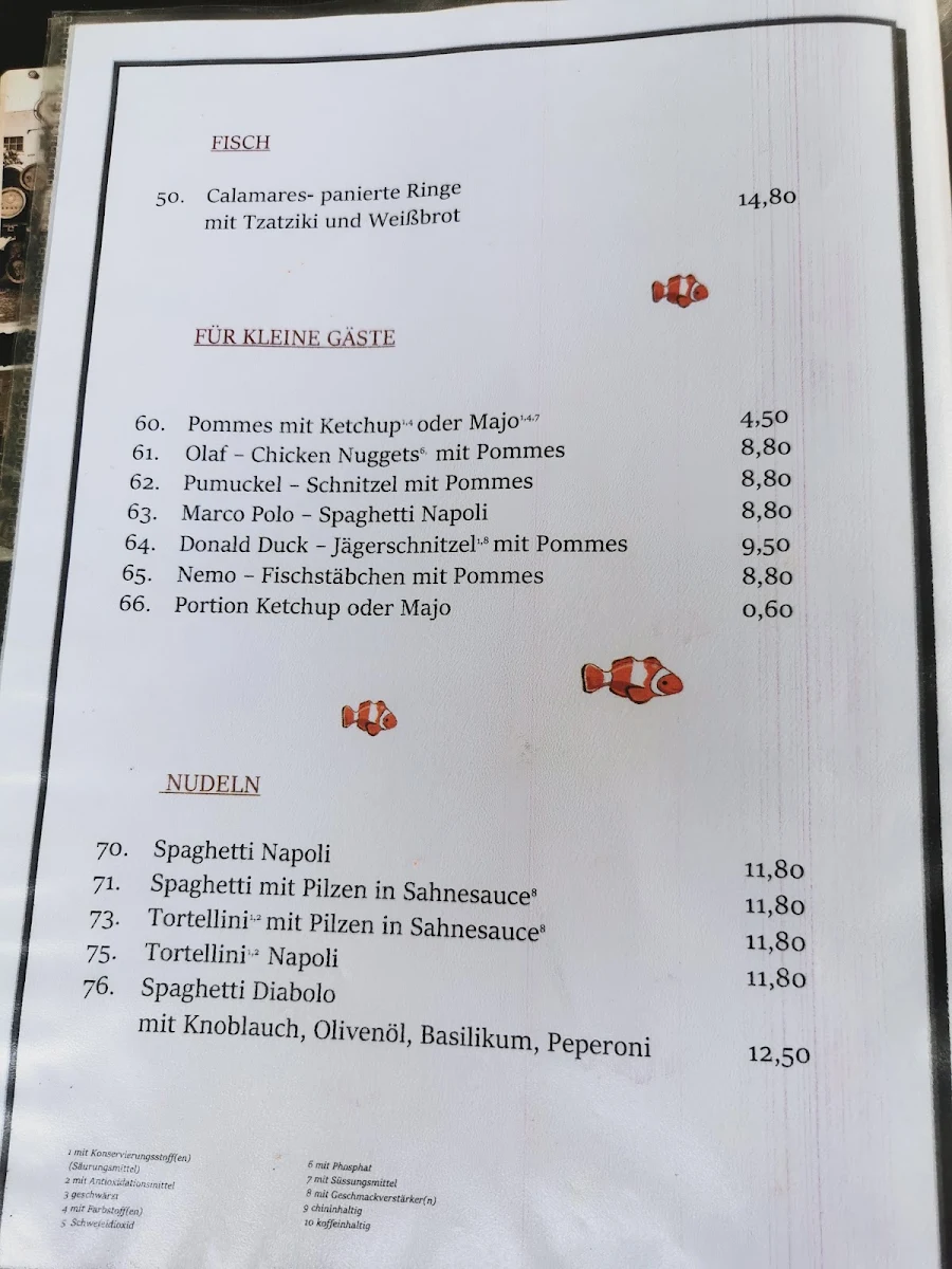Speisekarte photo 2