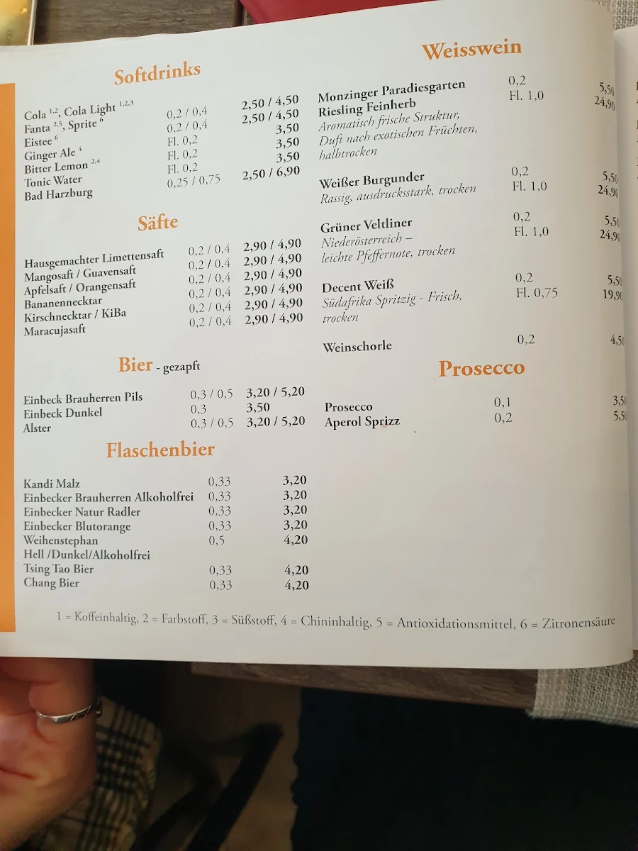 Speisekarte photo 2