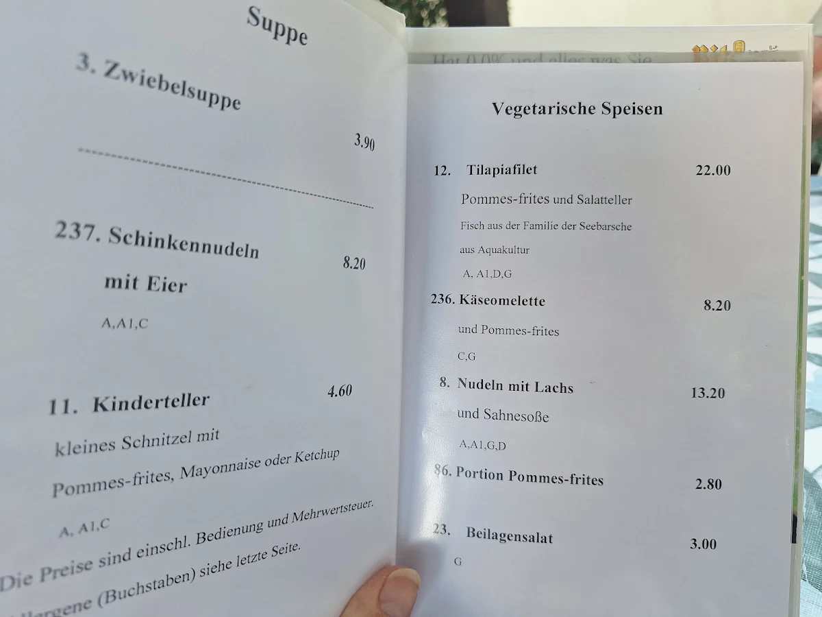 Speisekarte photo 2