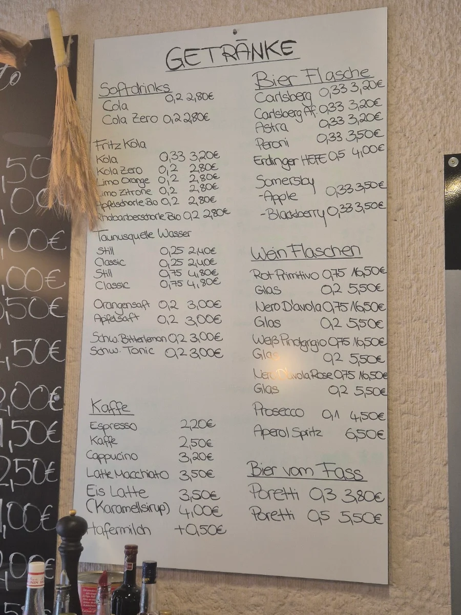 Speisekarte, Perfetto